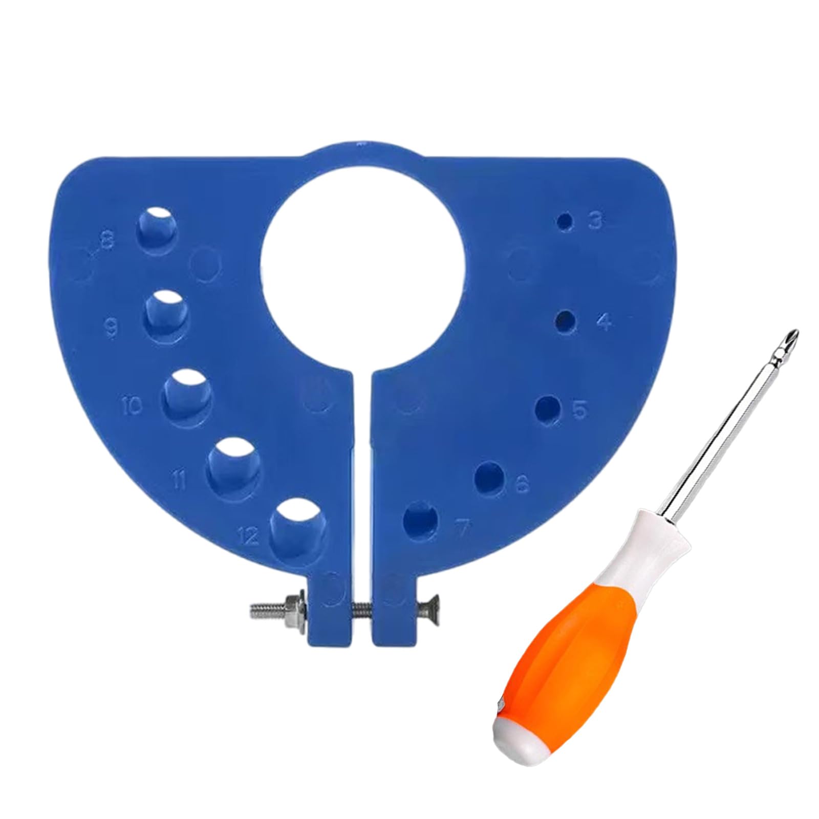Apglsxy Blue 3-12Mm Angles Grinder Drill Bit Sharpener Drill Bit Sharpener Angles Guide Sharpening Guide Tool Multipurpose Portable