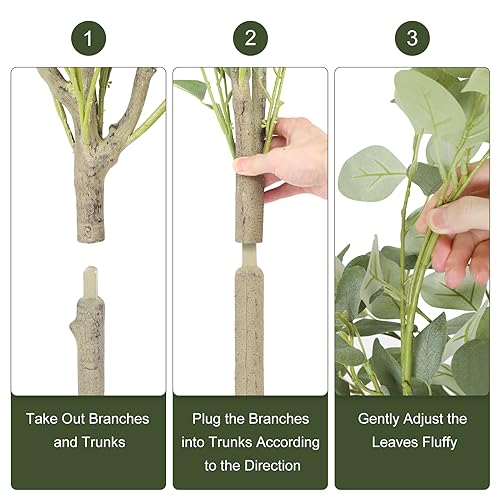 Mejores precios y opiniones de Planta decorativa artificial disponible en línea. 6 Imagen adicional