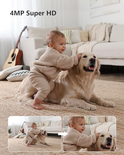 Imou 4MP Cámara Vigilancia WiFi Interior para Mascotas,360° Cámara IP WiFi con Detección de Humano, Visión Nocturna, Audio Bidireccional, Control Remoto, Modo Privacidad,Compatible con Alexa 2 Imou 4mp Cámara Vigilancia Wifi Interior Para Mascotas,360° Cámara Ip Wifi Con Detección De Humano, Visión Nocturna, Audio Bidireccional, Control Remoto, Modo Privacidad,compatible Con Alexa