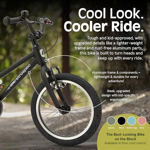 Image of Retrospec Koda Plus Kids Bike for Boys & Girls Ages 4-6 Years - 16 inch Children's Bicycle, Adjustable Seat & Handlebars