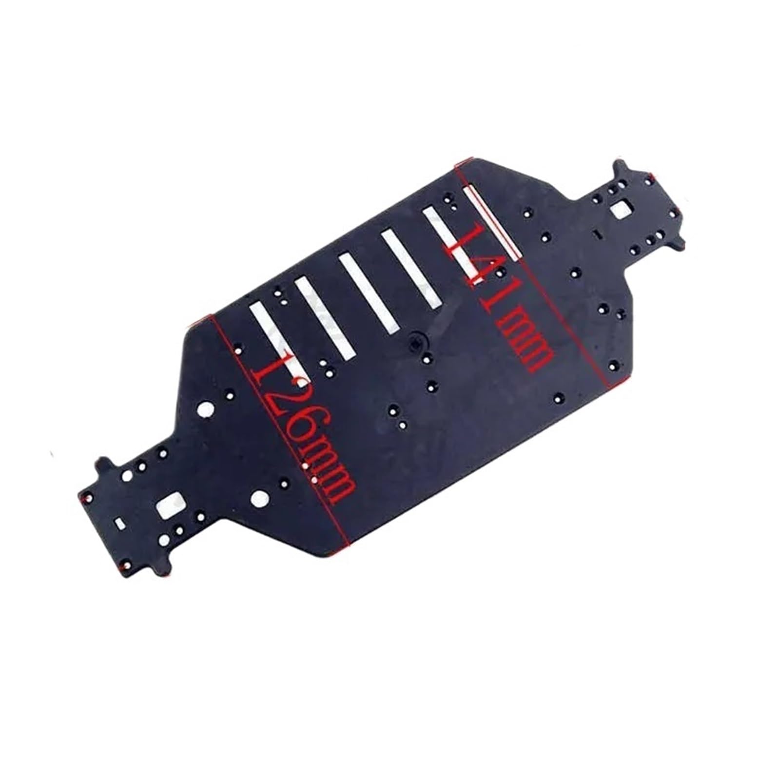 para HSP 04001 94107 94118 94111 1/10 Placa Chasis Plástico Negro Coche RC Todoterreno para Buggy Camión Decorativa Repuesto RC Coches Repuestos