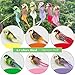 LWINGFLYER 12pcs Artificial Simulation Foam Feather Birds 4.7