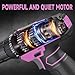 PULITUO 12V Pink Cordless Drill Set - Power Drill Kit with Battery and Charger, 3/8-Inch Keyless Chuck, Built-in LED, 21+1 Torque Setting