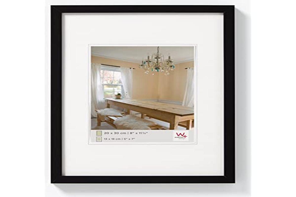 walther design Picture Frame Black 29,7 x 42 cm (DIN A3) Peppers Wooden Frame BP342B