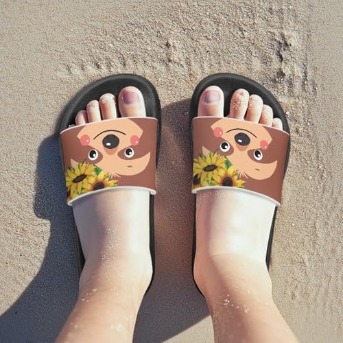 Toddler Slide Sandals Lightweight Slippers Slip Resistant Footwear Cushioned Thick Sole Beach Slides Pool Sandals3