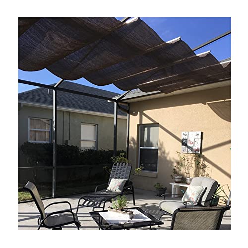 ezkxoprs Terrasse Wasserdicht Einziehbar Pergola Sonnenschutzdach, Wellensegel Mesh-Gewebe Wasserdurchlässig, Markisenabdeckung Für Die Trockenzeit Im Freien Für Apartment Deck Cover