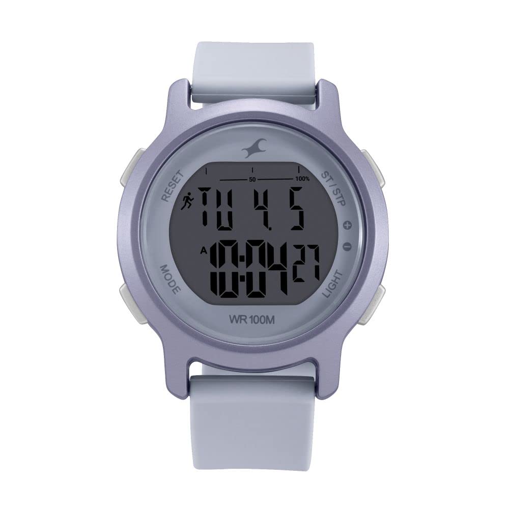 Fastrack Street Line Digital Dial Purple Silicone Strap Watch for Girls-NR68027PP05 (B0B3MKY6JV) Amazon Price History, Amazon Price Tracker