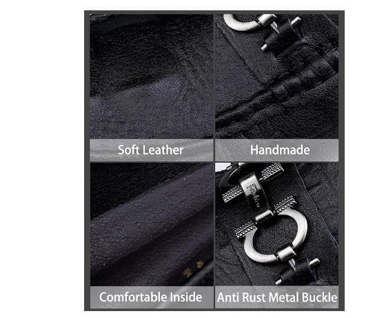 Men's Leather Loafers Flat Heel Loafers Business Lined Dress Shoes Lightweight Wear Resistant Moccasins Comfort Soft Sole Sneakers Oxfords4