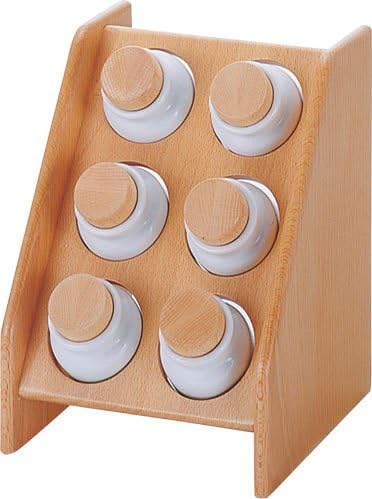 Wood Bottle Condiment Rack RO – 0135