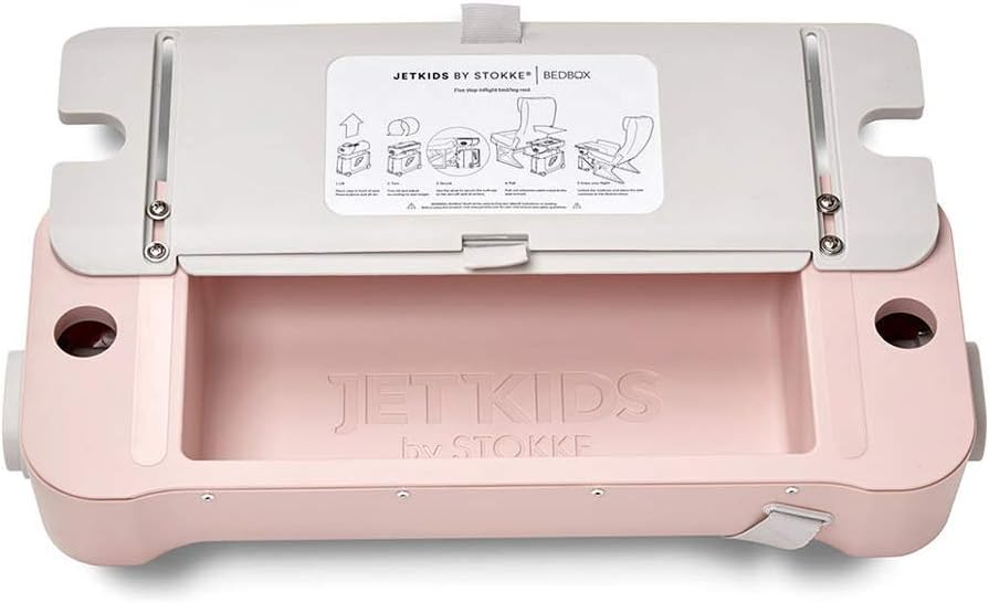 Stokke - Jetkids Bedbox 2.0 Ride-on Suitcase, Pink Lemonade