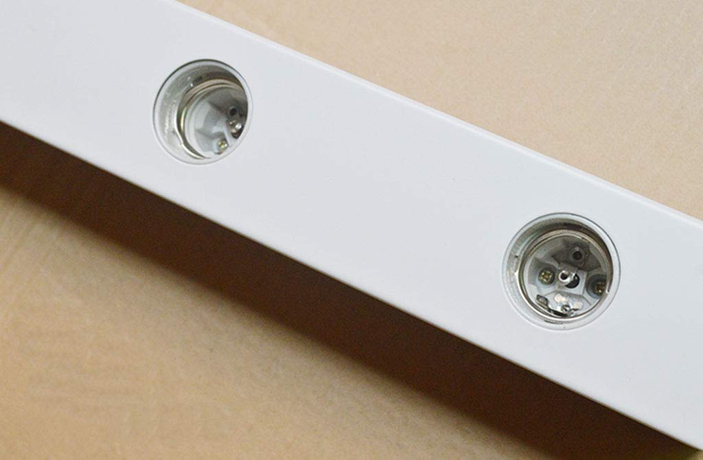 Lámparas de Espejo de Baño Espejo Led Bombilla de Luz Delantera Espejo Gabinete Luz Vestidor Luz Espejo Luz Iluminación de Pared/White-50Cm/4 Heads-3W
