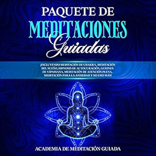 Paquete de Meditaciones Guiadas [Guided Meditation Package] Audiolibro Por Academia De Meditaci&oacute;n Guiada arte de porta
