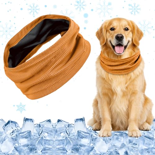 Collare Refrigerante per Cani, Collare di Raffreddamento per Cani, Collare Refrigerante Cane, Traspirante Bandana Rinfrescante per Animali Domestici, Bandana Rinfrescante Cane in Estate