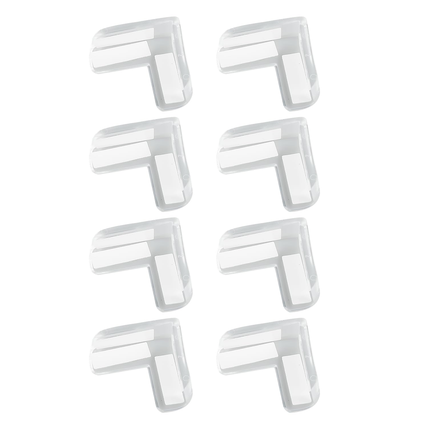 Thyonta Natural 8Pcs Table Corner Bumper Sticker 3M No Stick No Trace Furniture Safety Corner Wrap Edge Protectors Suitable For Home Office Playground