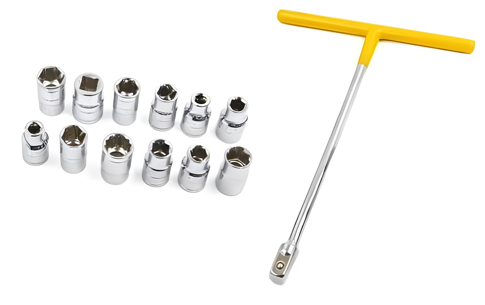 A. SHARIF™ Chrome Vanadium Steel Professional T Spanner Socket, T Shaped Handle Wrench Spanner, Multipurpose (12 Piece, 8mm - 19mm) (B09KQQ491M) Amazon Price History, Amazon Price Tracker