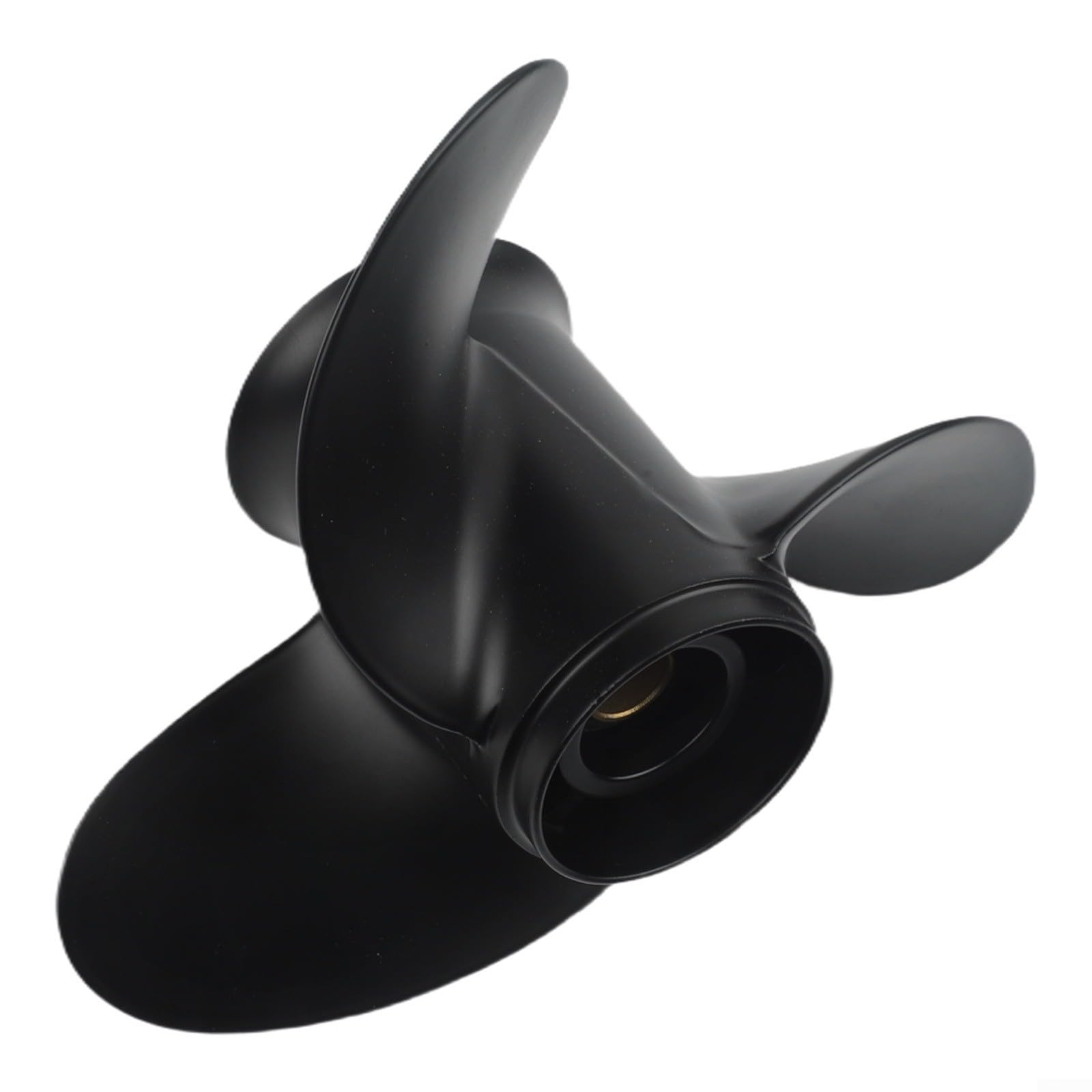 Aluminium Außenbordpropeller 9x9 8-Spline für Mercury 6-15HP Motoren, ersetzt 48-828156A12, schwarzes Finish für Bootsleistung