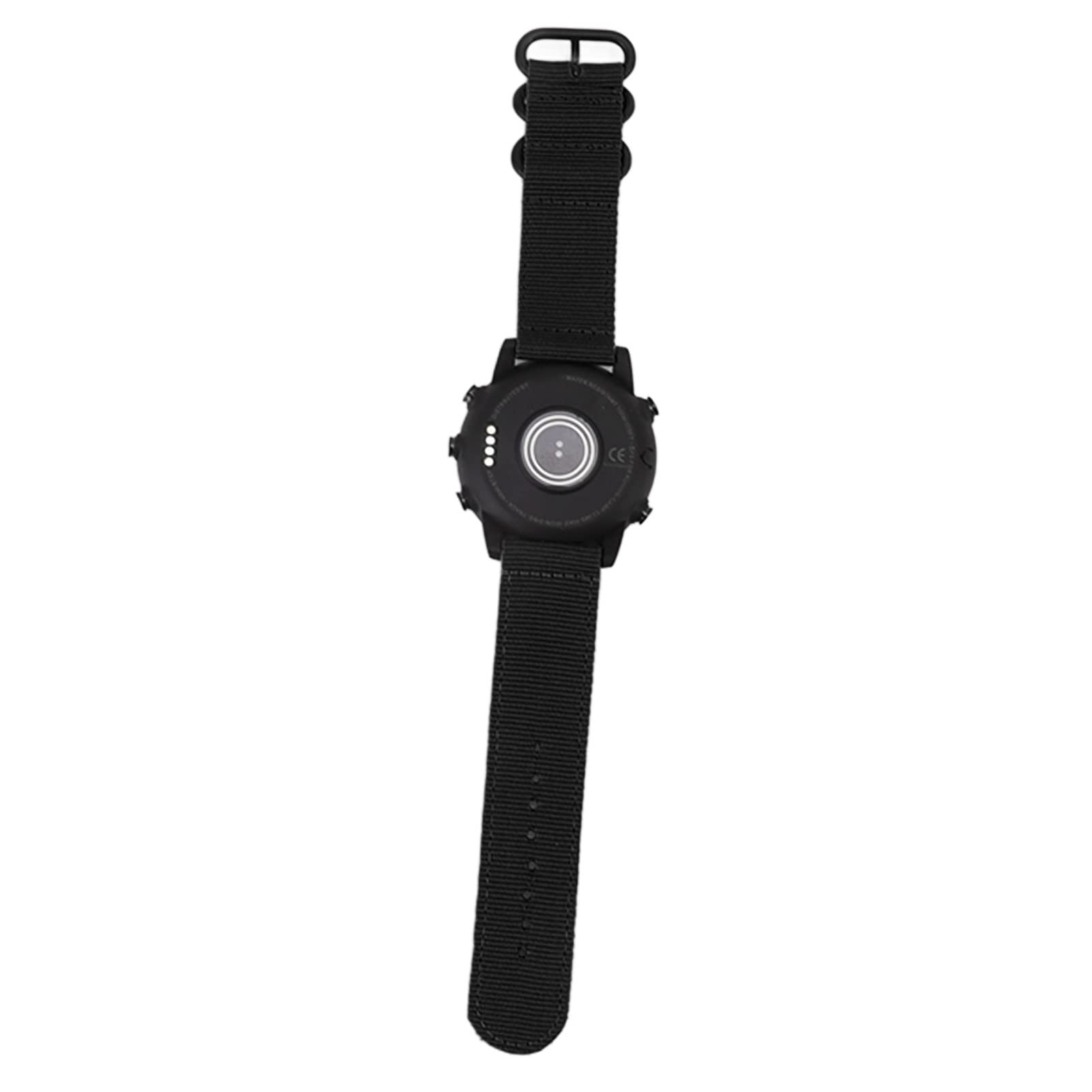Hidyliu Orologio Sportivo Intelligente con Monitoraggio della Frequenza Cardiaca e GPS per attività di Fitness e triathlon. Alta Resistenza All'acqua (Nera)