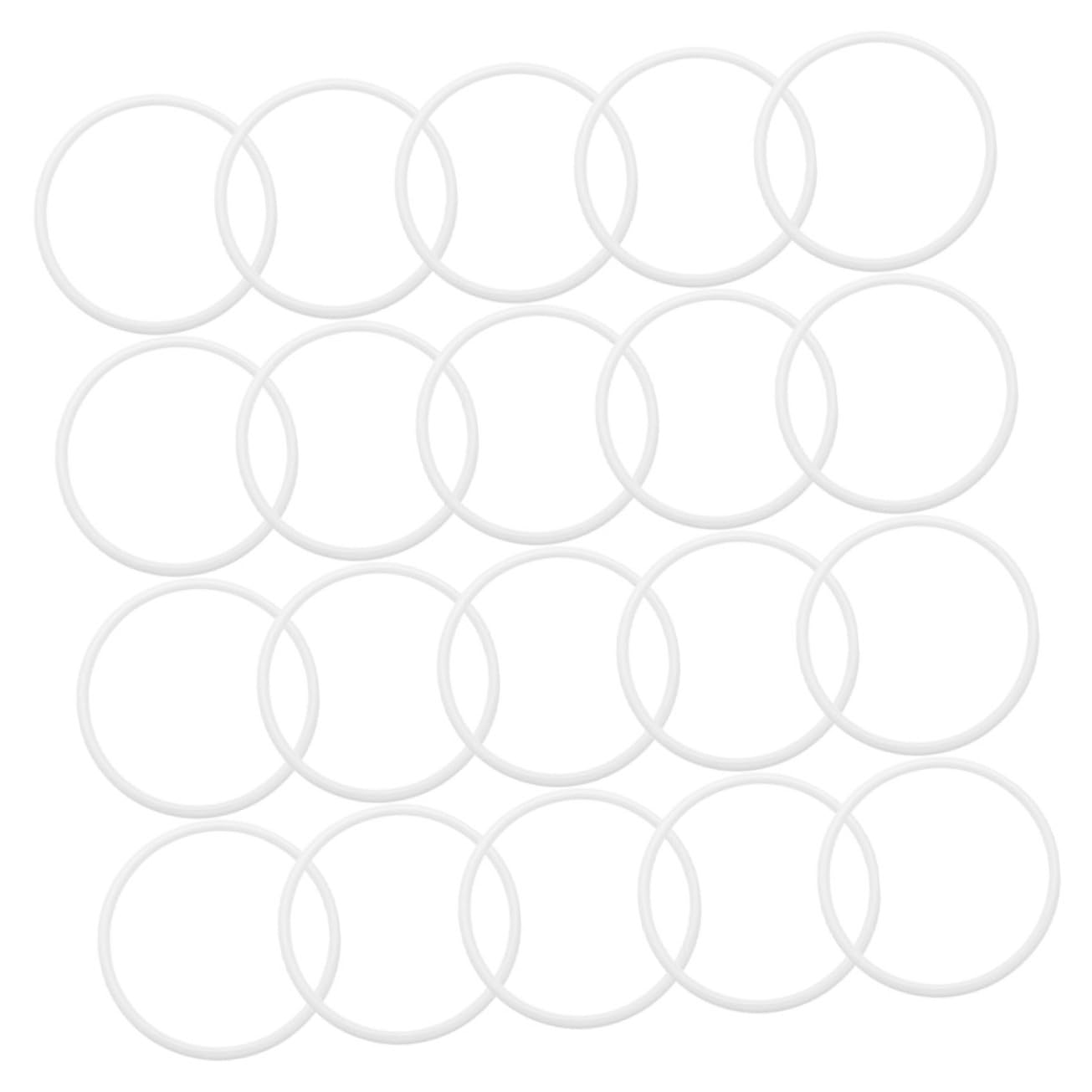 TOPBATHY 120 Piezas Accesorios para atrapasueños Accesorios de plástico aro de macramé Floral aro de Bordado Marcos Suministros de macramé Aros Base atrapasueños el plastico