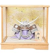 k*a様 ぷりふあ　五月人形　上杉謙信　兜　かぶと　おしゃれ Amazon.co.jp: 五月人形 兜飾り ケース飾り コンパクト 6号 武将兜