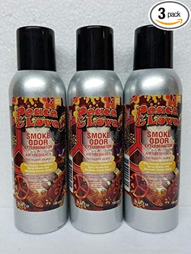 Smoke Odor Exterminator 198 gm/ 7 oz Large Spray Peace & Love
