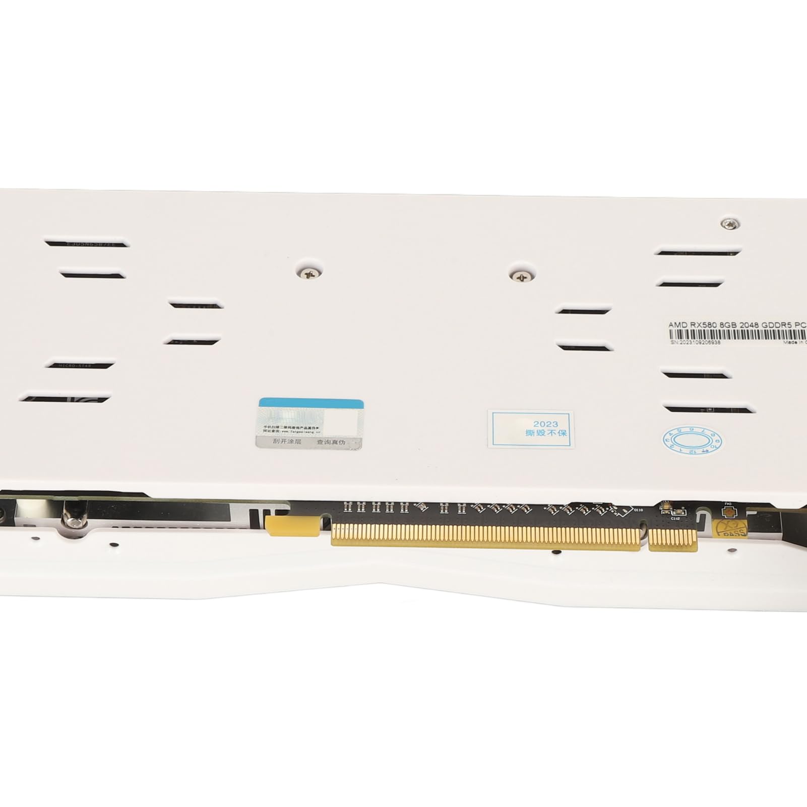 Yunir Scheda Grafica da Gioco RX580 8G, Scheda Video per Computer a Doppia Ventola GDDR5 256bit 7000MHz con HDMI DP, PCIE 3.0, per PC da Gioco
