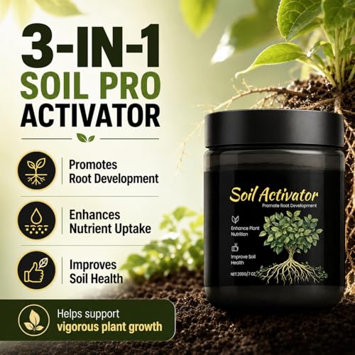 Image of Yegbong Soil Activator, Soil Pro Activator, Nauticos SoilActivator, Organic, Water-Soluble Formula for Optimal Nutrient Uptake & Root Development, Enhance Growth for Vegetables & All Plants (2pc)