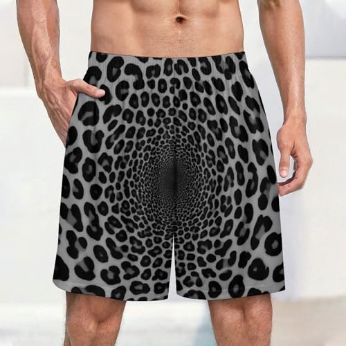 Men's Lounge Pajama Shorts, Comfortable Breathable Sleep Shorts Pajama Bottom with Elastic Waistband2