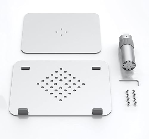 Miniatura 7 de Soporte de brazo para monitorsoporte para monitor de aleación de aluminio, base de computadora portátil de altura ajustable de 11 a 15.6 pulgadas,