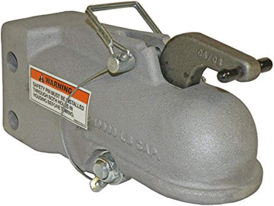Buyers Products 0091540, 2 Inch Adjustable Trailer Coupler, 10,000 lb Capacity, Bolt On Hitch Coupler for Adjustable Trailer Tongues