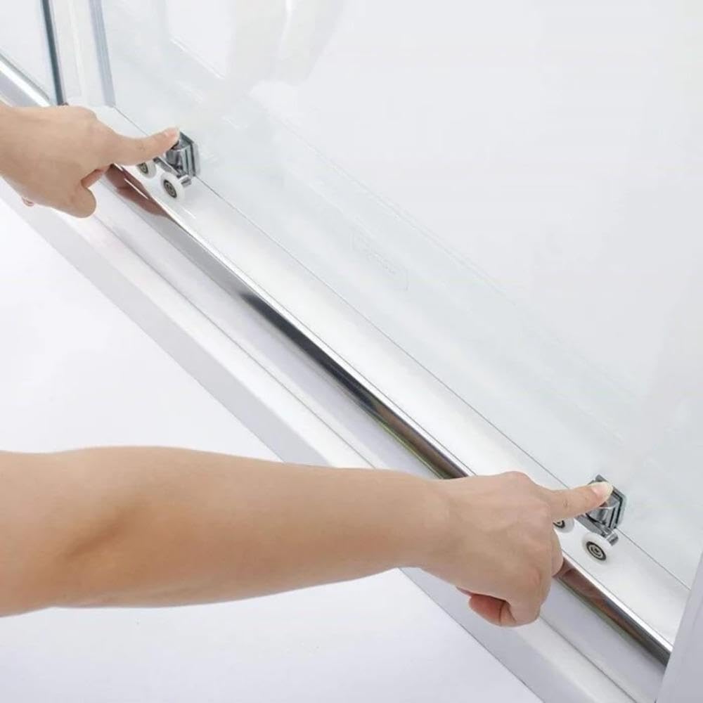 Box Doccia 80x80 Apertura Angolare Altezza 200cm In Cristallo Temperato Trasparente Profilo Cromato – Frascio