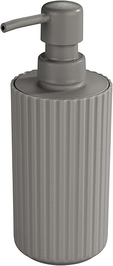 Wenko Allstar Dispenser di Sapone, Polipropilene (PP), Grigio, 18 x 7 x...