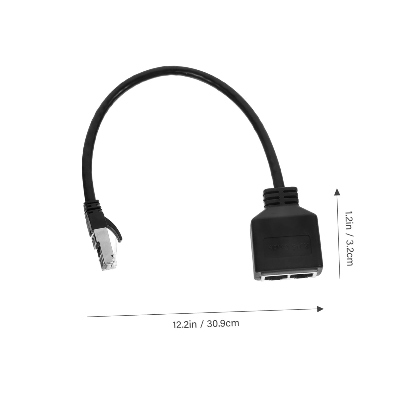 GAROZATION Ethernet Splitter Network Adapter Male to Female Coupler High-Speed Ethernet for Connectivity for Networking
