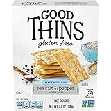 Good Thins Sea Salt & Pepper Rice Snacks Gluten Free Crackers, 3.5 oz