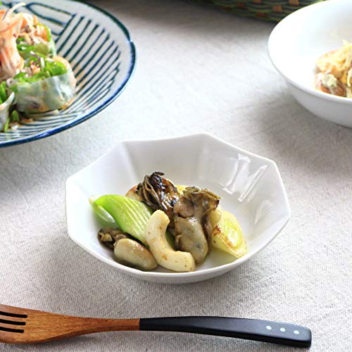 Amazon｜cerapockke 美濃焼 八角取り分け皿 14.7cm 国産 美濃焼