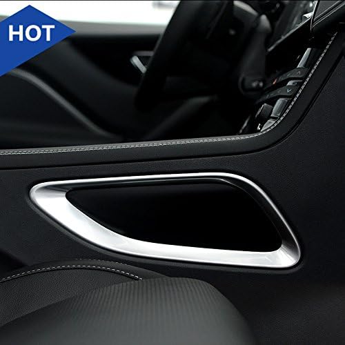 Inner Gear Shift Box Panel Side Cover Trim 2pcs for Jaguar F-Pace X761 2016 2017