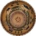 CWI Gifts Golden Countryside Bowl, 12"