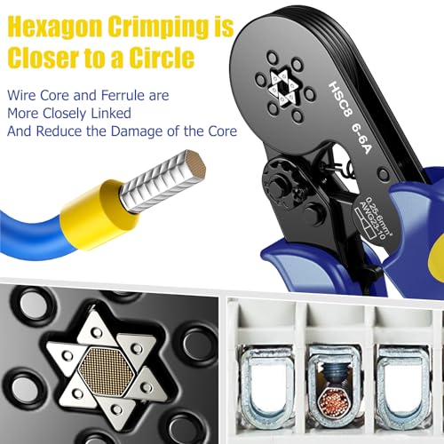Sertir des embouts de câbles facilement grâce au kit hexagonal Preciva 1900 pcs