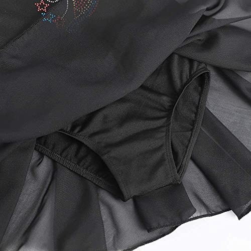 Saia de ginástica para meninas, collants de balé tutu de dança, saia de ginástica de unicórnio serei