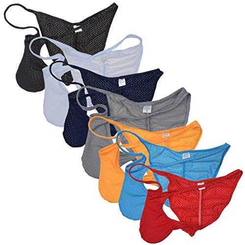 OROCOJUCO Men's Brazilian Full Pucker Bikini Bodybuilding Contest Posing Trunks Competition Suit Physique Briefs