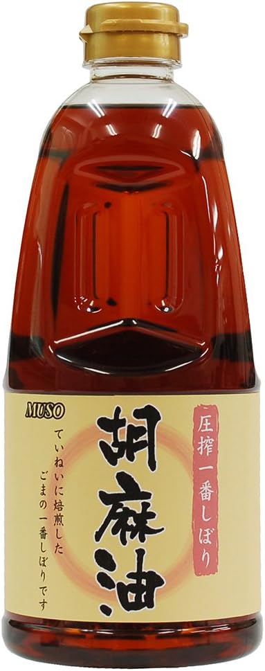 ムソー 圧搾一番しぼり胡麻油 910g
