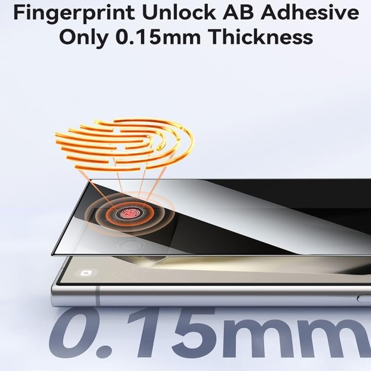 Image of FabeKeee Privacy Screen Protector for Samsung Galaxy S26 | 9H Tempered Glass, Anti-Spy Protection, Scratch-Resistant, HD Clarity (1 Pack)