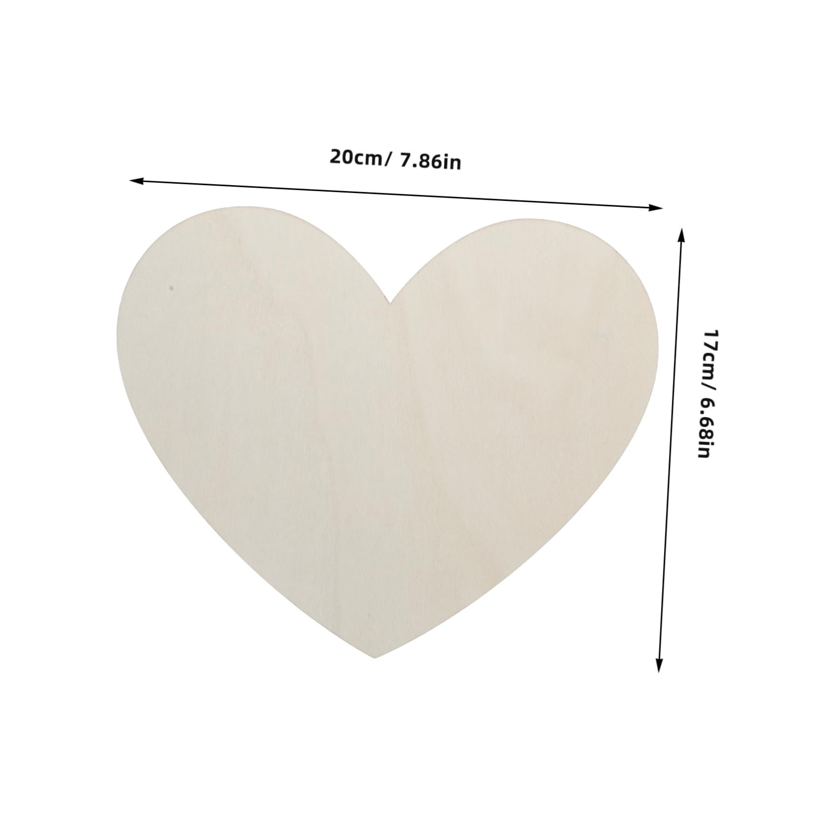 Tofficu Cuori Di Legno Grezzi Artigianali Set Da 30 Pezzi Grandi Cuori Di Legno Per Decorazioni E Occasioni Speciali