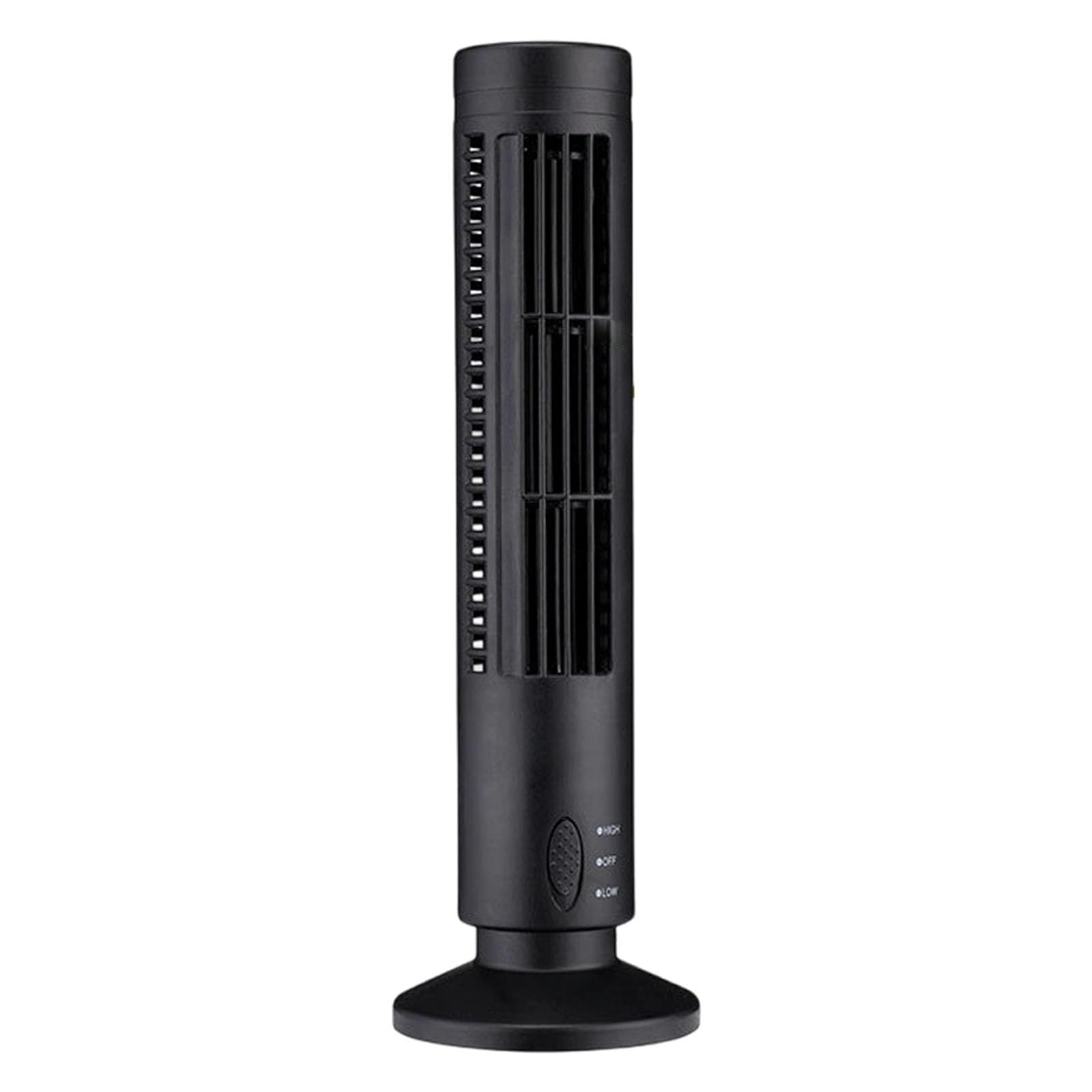 Ventilador de torre refrigerante, Ventilador de torre portátil sin aspas con carga USB, luz nocturna, multicolor
