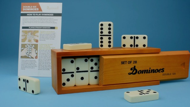 Amazon.com: Queensell Jumbo Dominoes Set for Adults and Kids