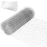 Grillage a Poule, Grillage Fine Maille 0.4x12m, Grillage Métallique Galvanisé à mailles fines 6 mm, Grille Métallique Fine Clôtures pour Élevage Volaille, Jardin, Moustiquaire