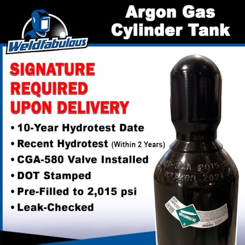 80 cu/ft 75% Argon 25% CO2 Tank