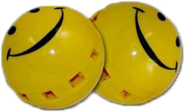 Sneaker Balls Fresh DEODORIZING Shoes Freshener Clean Scent Odour Blocker for Shoes/Trainers, Gym Bags, Lockers. Small Air Freshener Smiley Smile Yellow Emoji Face Funny Animated
