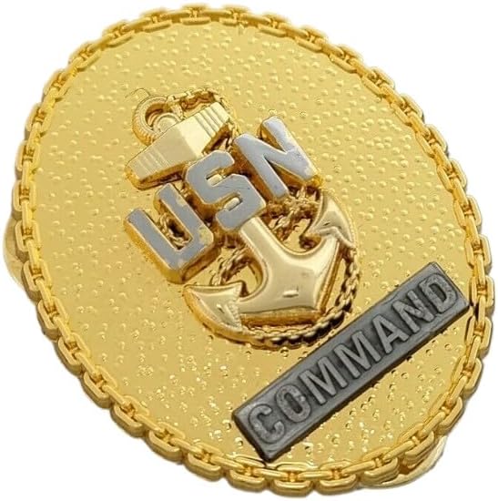 Reproduction U.S. NAVY USN E7 CHIEF PETTY OFFICER OF THE COMMAND PIN METAL BADGE INSIGNIA