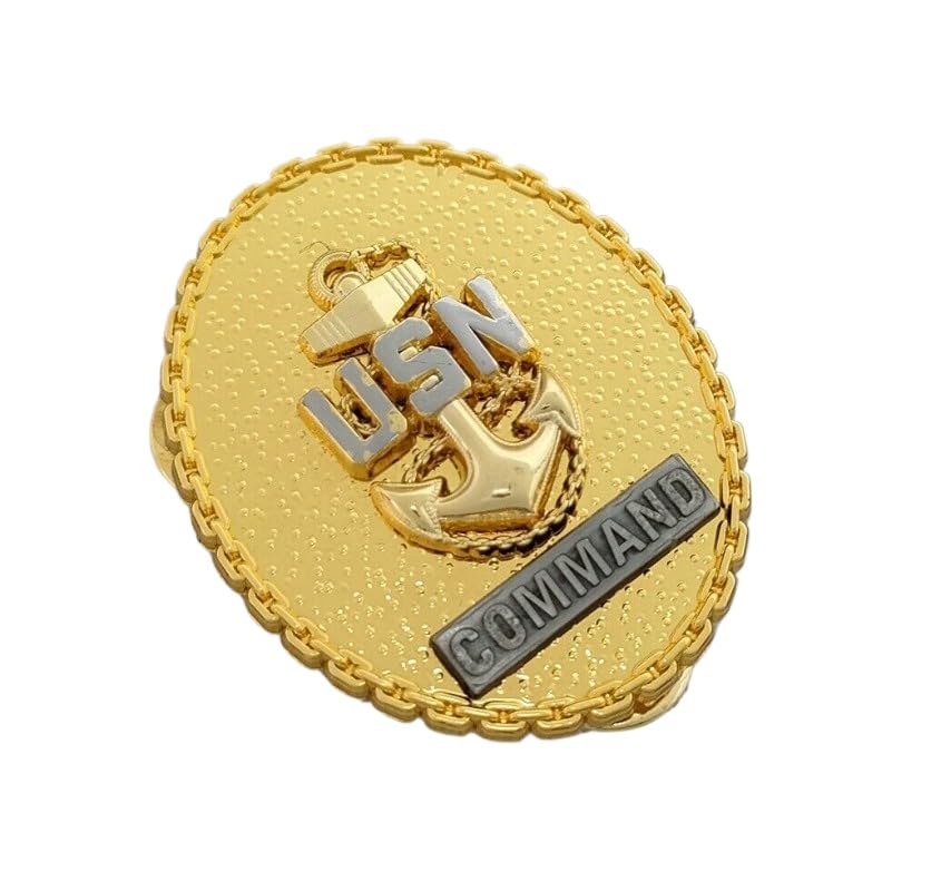 Reproduction U.S. NAVY USN E7 CHIEF PETTY OFFICER OF THE COMMAND PIN METAL BADGE INSIGNIA