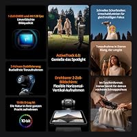 DJI Osmo Pocket 3 + Mic 2 (2 Sender + 1 Empfänger + Ladeschale), Vlogging-Kamera mit 1″ CMOS und 4K/120 fps, 3-Achsen-Stabilis., Schnellfokus, Gesichts-/Objektverfolgung, 2-Zoll-Touchscreen – Ansicht 5